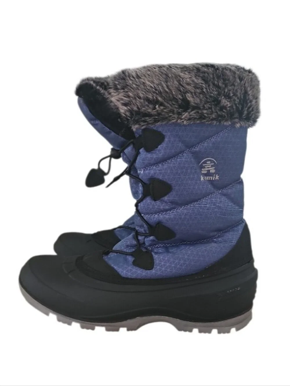 Kamik Momentum3 Snow Boots Women's 10 Blue Thinsulate Waterproof Winter Boots